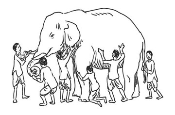 The poem is about the 600 soldiers who ride in this valley of death… The Lessons of the Blind Men and the Elephant | Willie