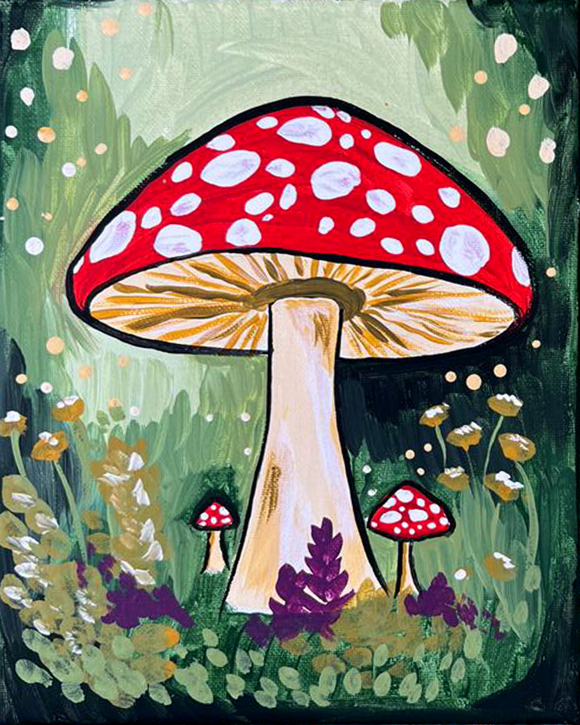 Dynamic Mushrooms DIY Paint Kit