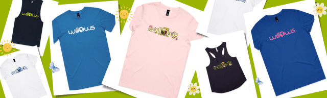 Willows Spring Collection featuring t-shirts and singlets, designed to welcome the warmer months