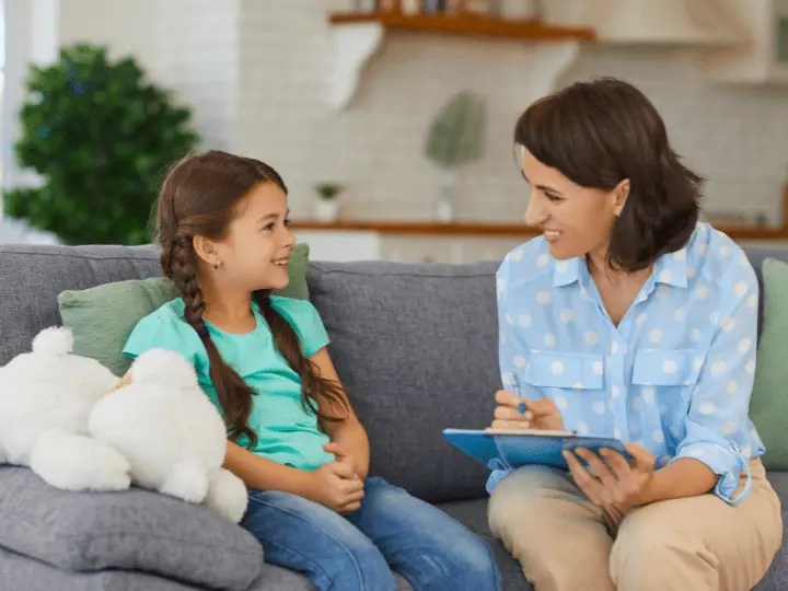 Child therapy session at Willow Therapy Utah