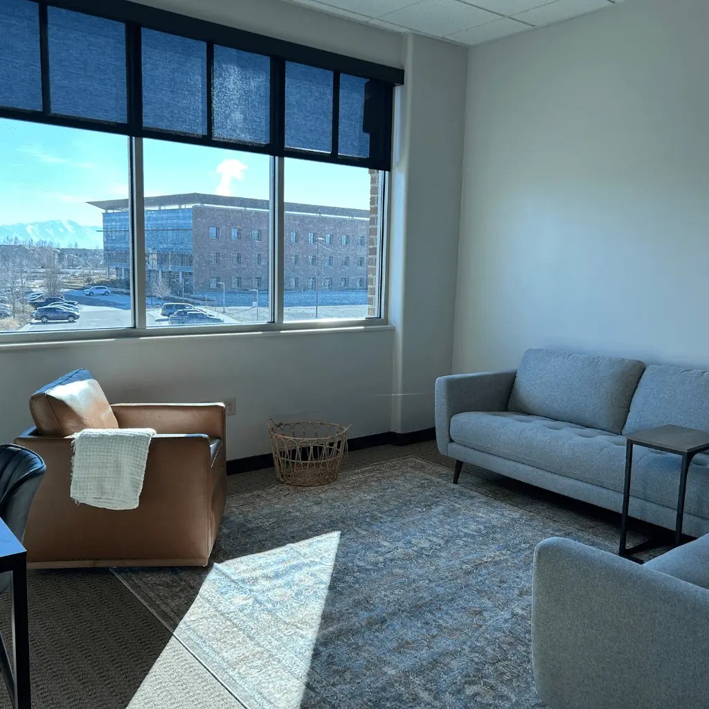 Therapy in Pleasant Grove. This is a room for our therapists in or PG office.