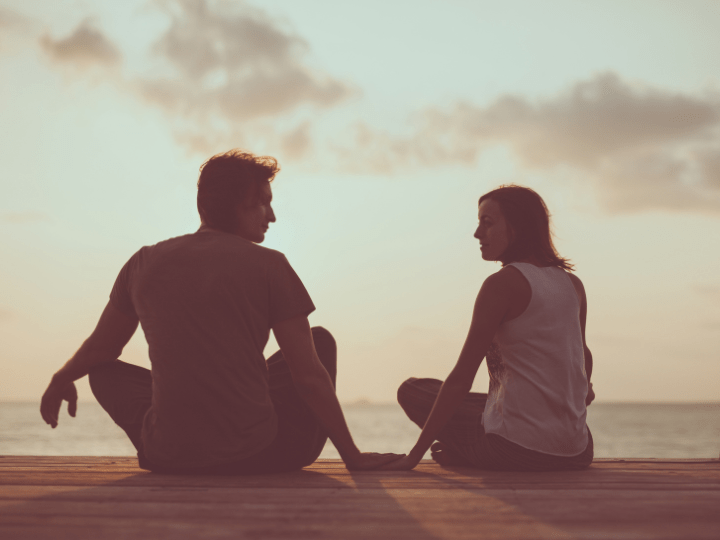 Couple in a couples counseling session with a licensed Willow Therapy therapist in Utah