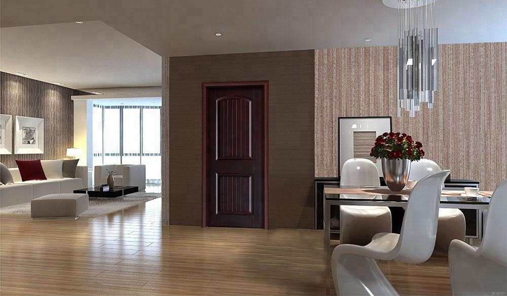 Newly Designed Home Bedroom Door Solid Teak Wood Door