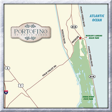 Portofino At Ponte Vedra Florida Portofino Map 