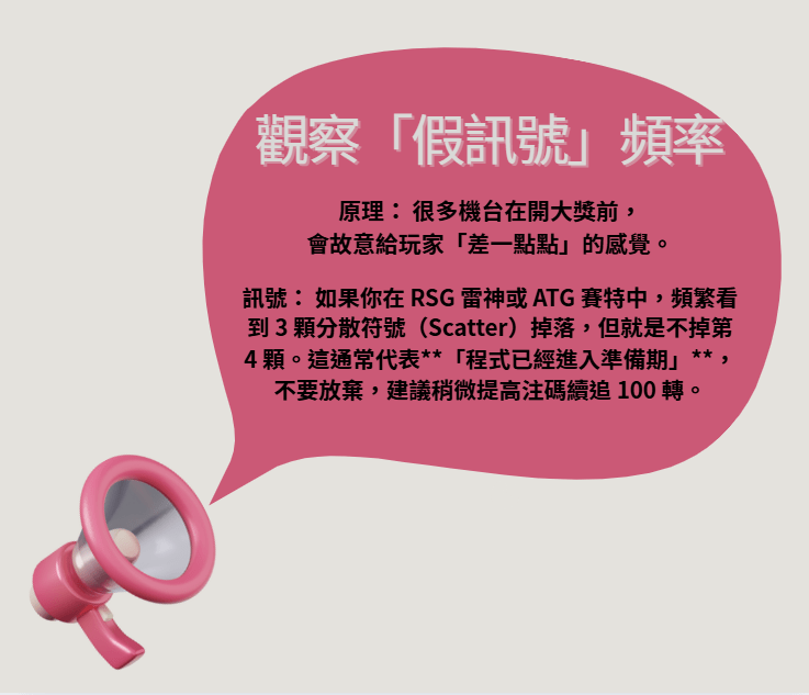 觀察「假訊號」頻率