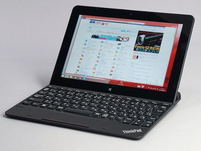 友人がThinkPad 10を購入したので実機レビューをしてもらうことにしま
