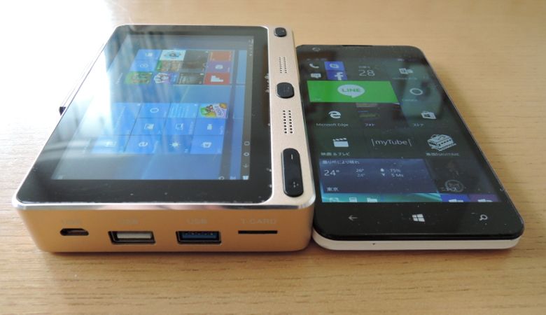 GOLE 1 － 5インチのフルWindows 10 / Android 5.1 デュアルブート