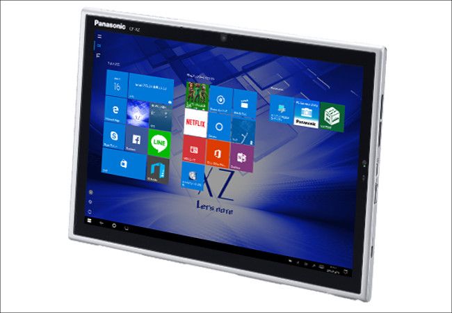 Panasonic Let's Note XZ － 12インチ、キーボード分離型の2 in 1