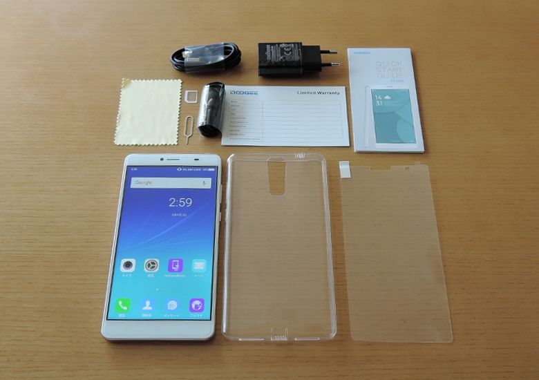 DOOGEE Y6 Max － 6.5インチ、ミドルスペックの中華スマホ、「大きい
