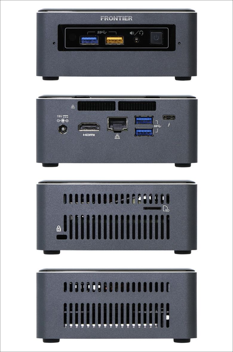 FRONTIER CI － 手のひらサイズの超小型PC（NUC）がFRONTIERから！お
