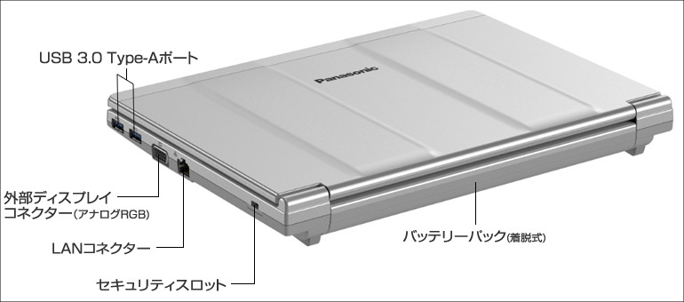 Panasonic Let's note SV 7 － 12.1インチ、光学ドライブ内蔵で重量1