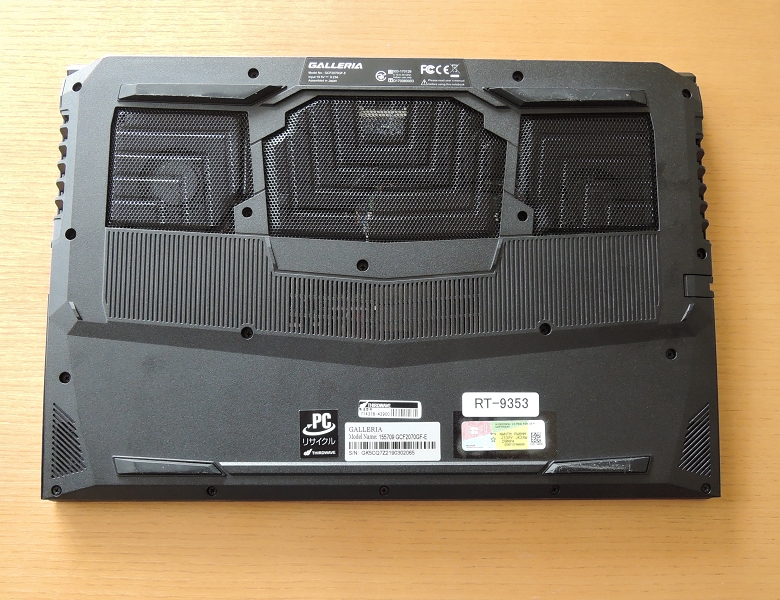 ドスパラ GALLERIA GCF2070GF-E レビュー － 落ち着いた質感の高い筐体