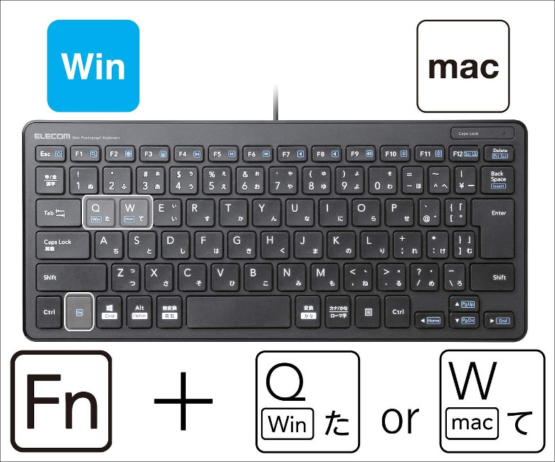 エレコム ミニキーボード TK-FCP096 レビュー － 隠れた名品！Win・Mac