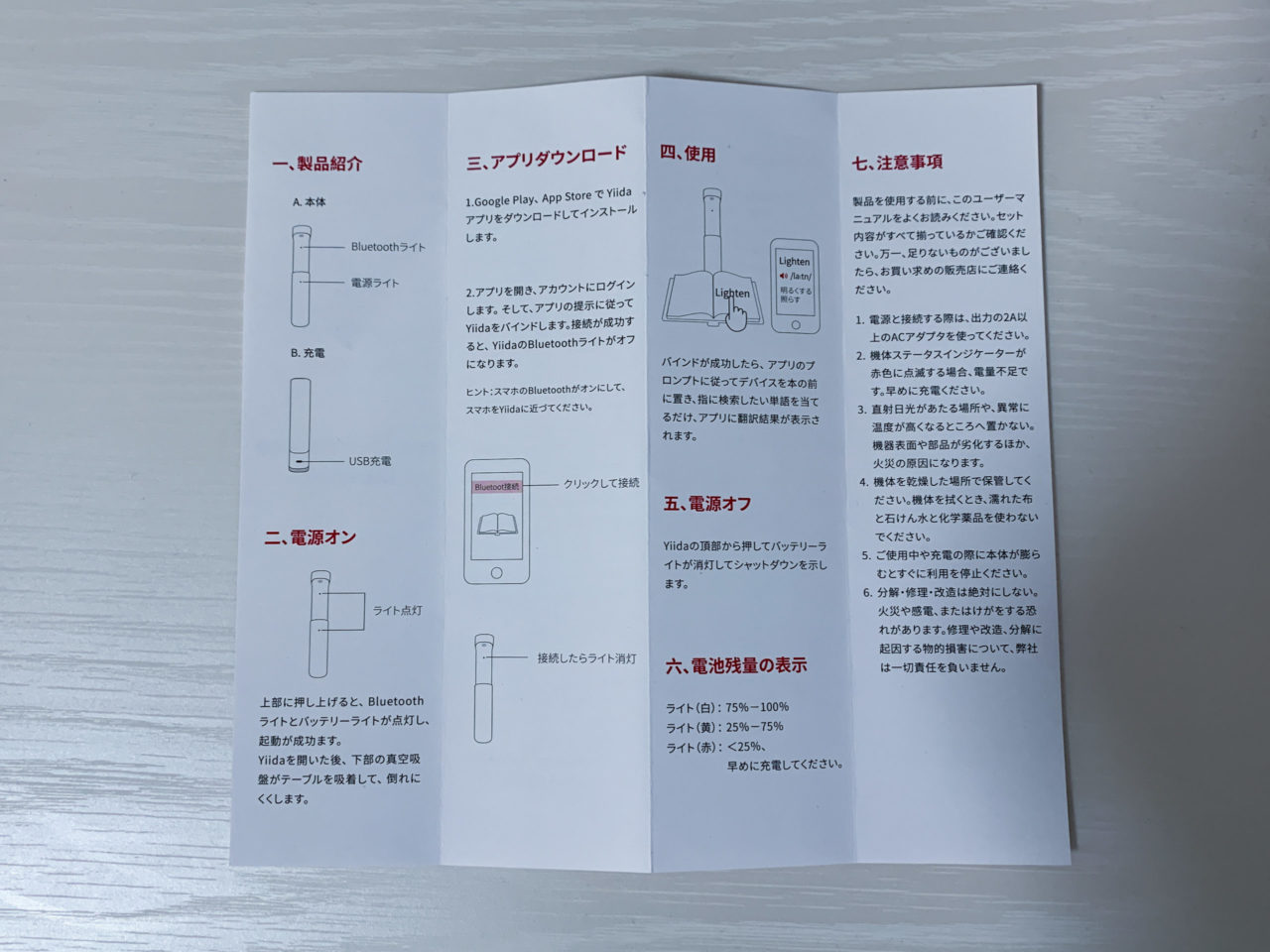 Yiida スキャン式電子辞書の実機レビュー － 単語を指差すだけで瞬時に