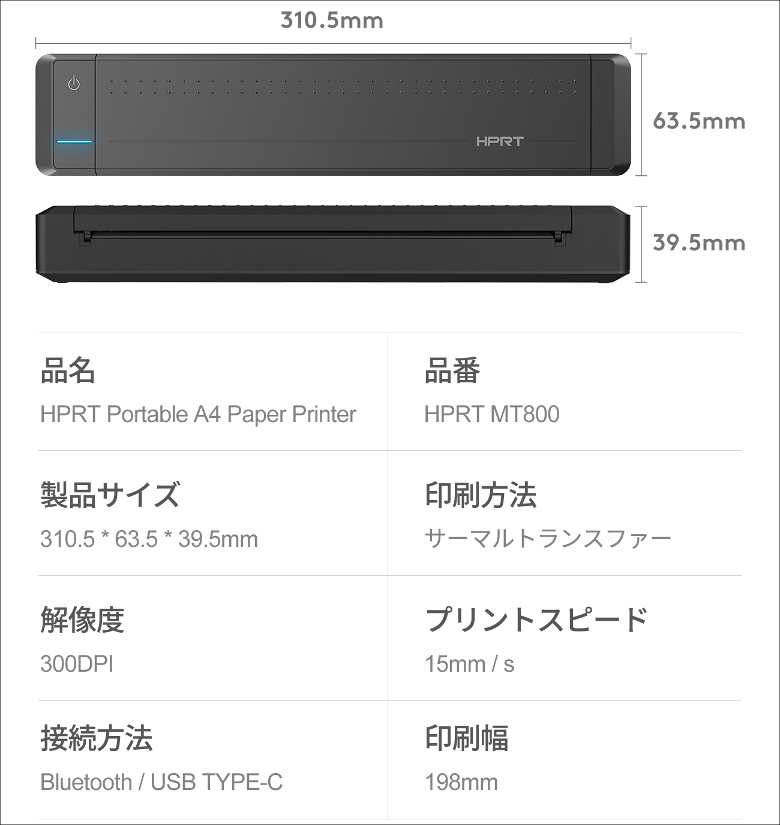HPRTプリンター － ビジネスに必要十分な機能を備えたワイヤレス