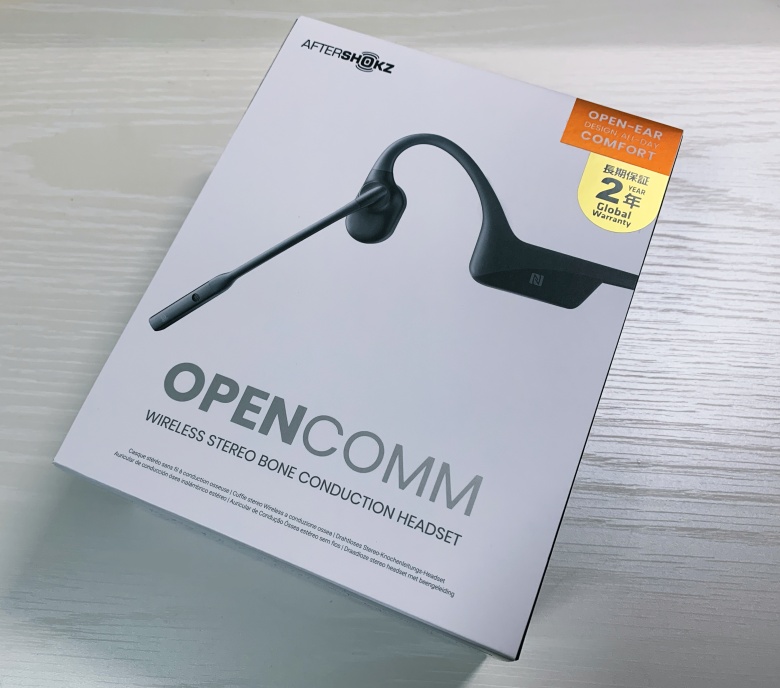 AfterShokz OPENCOMMの実機レビュー － 高品質な骨伝導ヘッドホンに