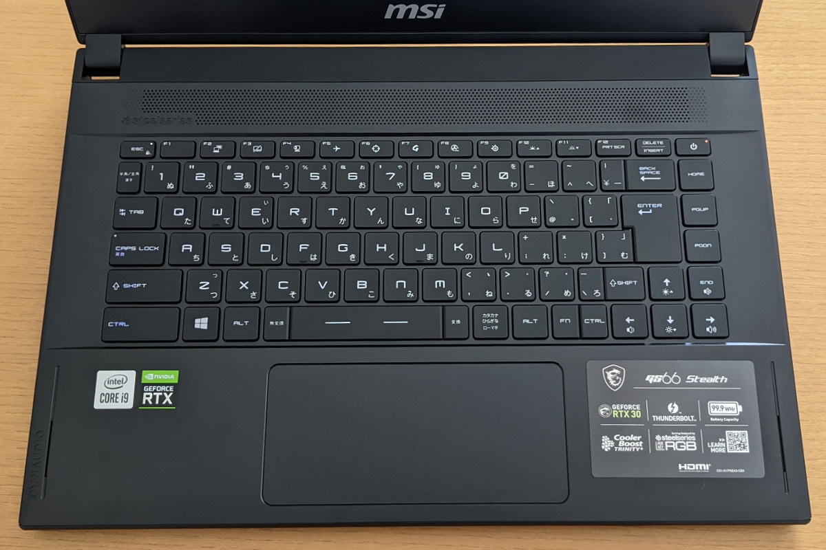 MSI GS66 Stealth 10Uの実機レビュー － ゲーミングノートとして最高の