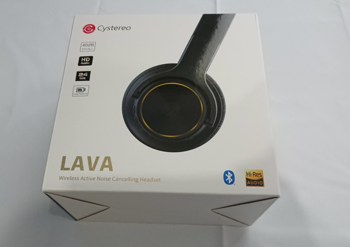 Cysteto LAVA Bluetooth ヘッドフォン　ハイレゾ　充電式 Cystereo LAVAの実機レビュー ー ANC付の高コスパヘッドホン - ウインタブ
