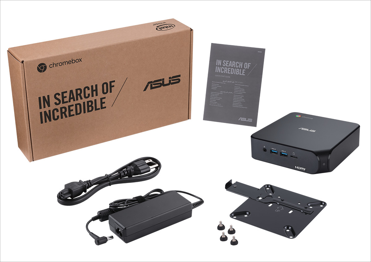 ASUS Chromebox 4 － Chrome OS搭載のミニPC、CeleronからCore i7まで