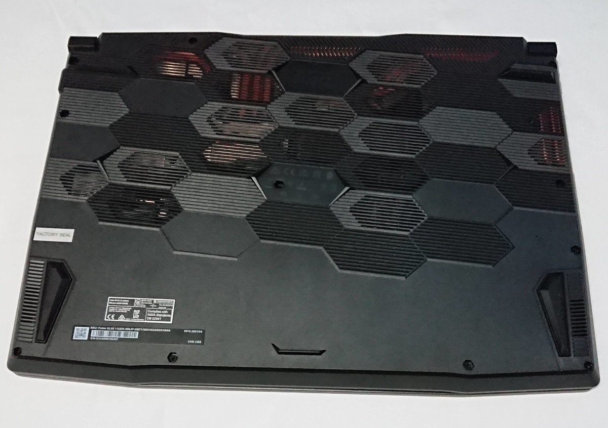 MSI Pulse GL66 11Uの実機レビュー － 最新の8コアCPU、Core i7-11800H