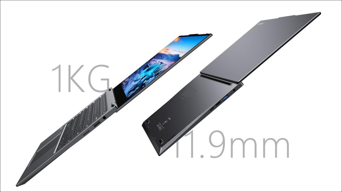CHUWI LarkBook（2021）－ 13.3インチで重さ1キロのCeleron搭載