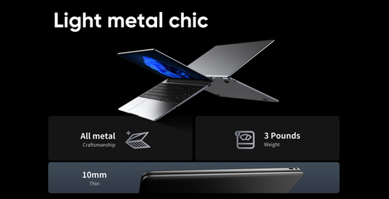 CHUWI LarkBook X － ディスプレイはsRGB100%で高精細、CPUはJasper