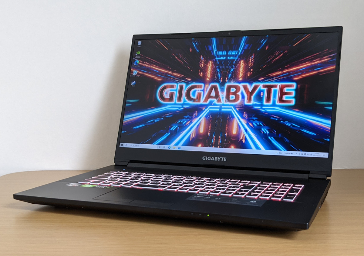 GIGABYTE A7の実機レビュー － Ryzen 9とGeForce RTX3070を搭載する 