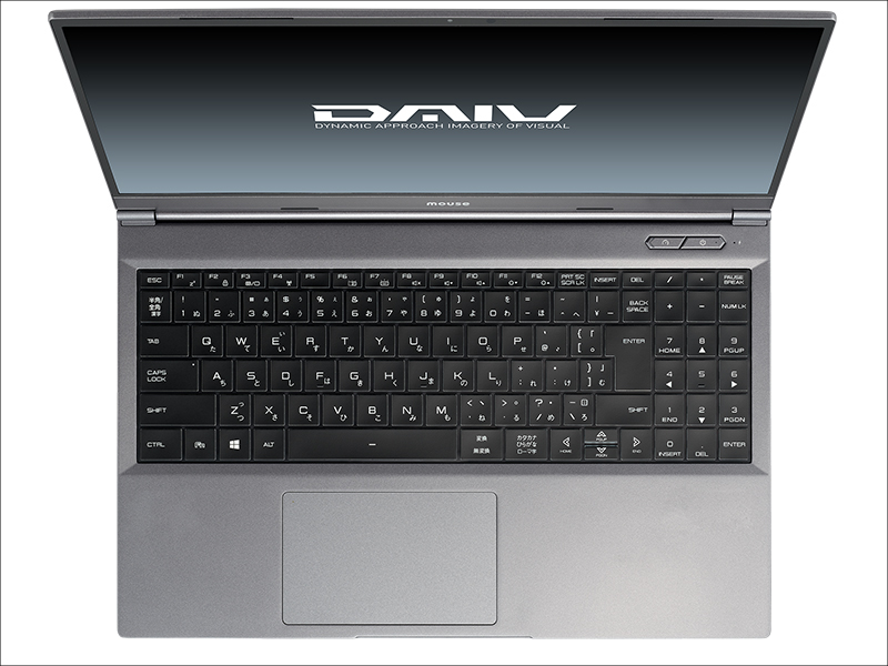 mouse DAIV 5P － Core i7-11800HとGeForce RTX3050を搭載する、高性能
