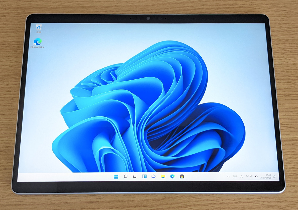 Microsoft Surface Pro 8の実機レビュー － ディスプレイサイズが