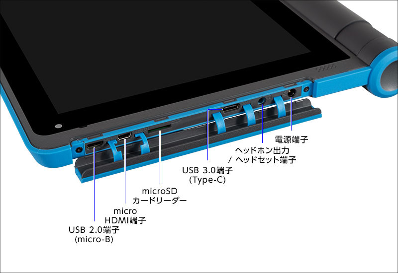 mouse E10 － 10.1インチのWindows 2 in 1、ポップなデザインと頑丈な