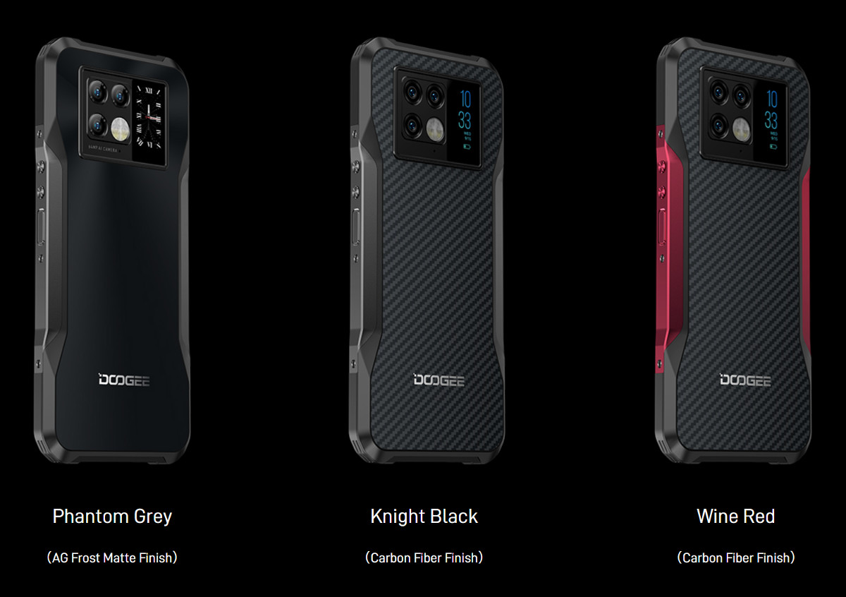 DOOGEE V20 － 有機ELディスプレイを搭載、背面にも小さなサブ