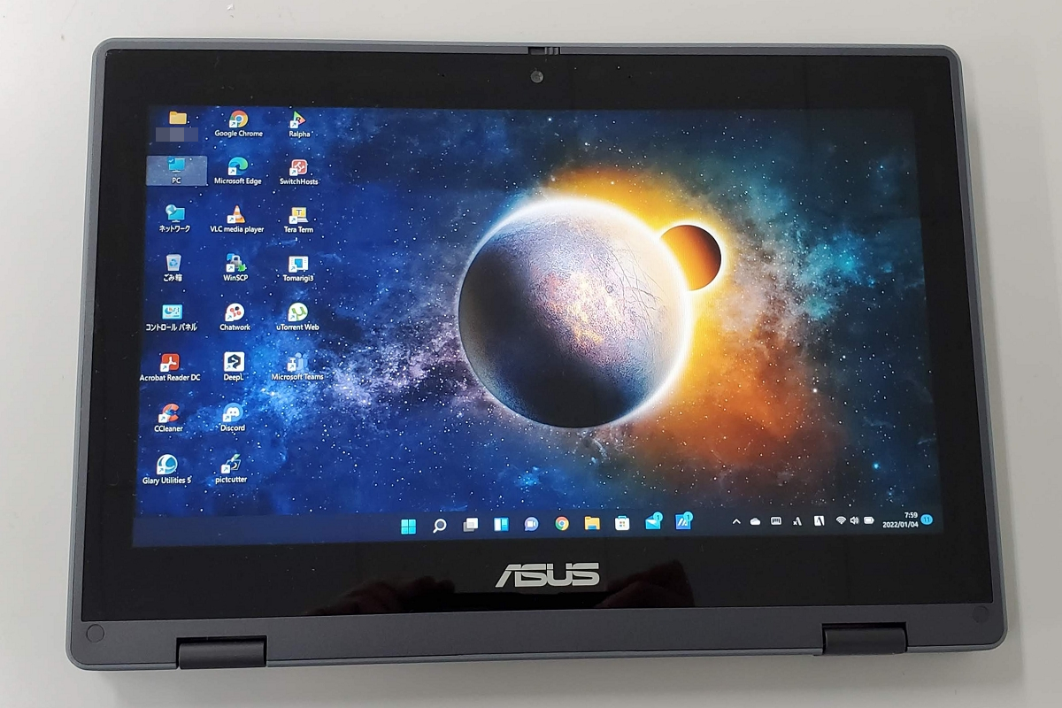 ASUS B1100FKAの実機レビュー － 低価格なコンバーチブル 2 in 1、頑丈