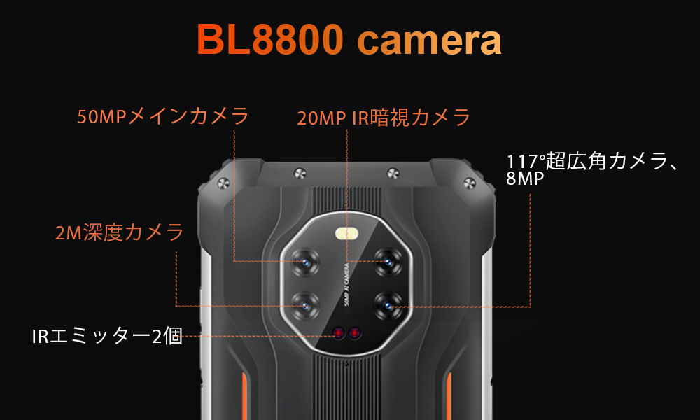 Blackview BL8800 / BL8800 Pro － サーマルカメラを搭載する