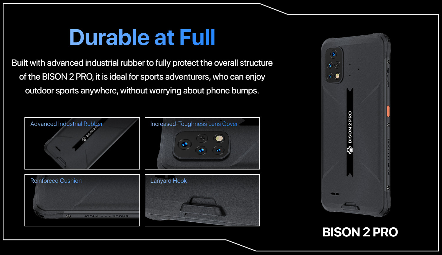 UMIDIGI BISON 2シリーズ － 街なかでも違和感のないタフネススマホ
