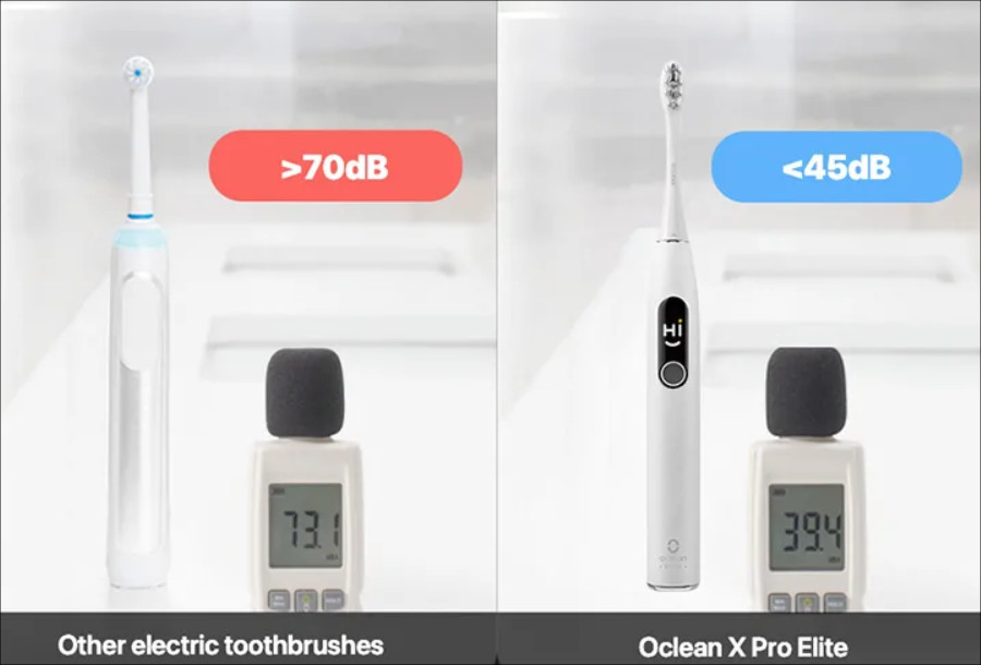 Oclean X Pro Elite － モニターがつき、スマホアプリとの連携も可能な