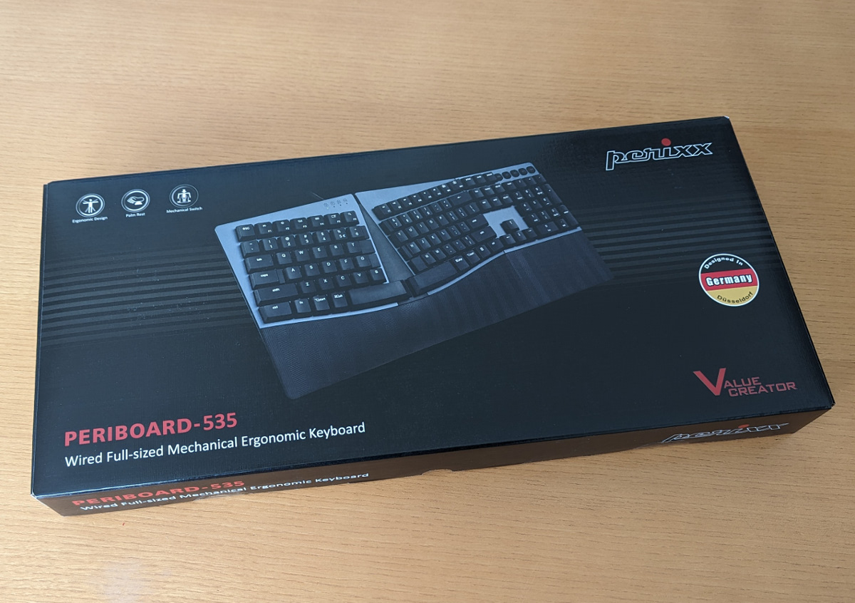 Perixx PX Ergo Mech PERIBOARD-535 レビュー － エルゴノミクス