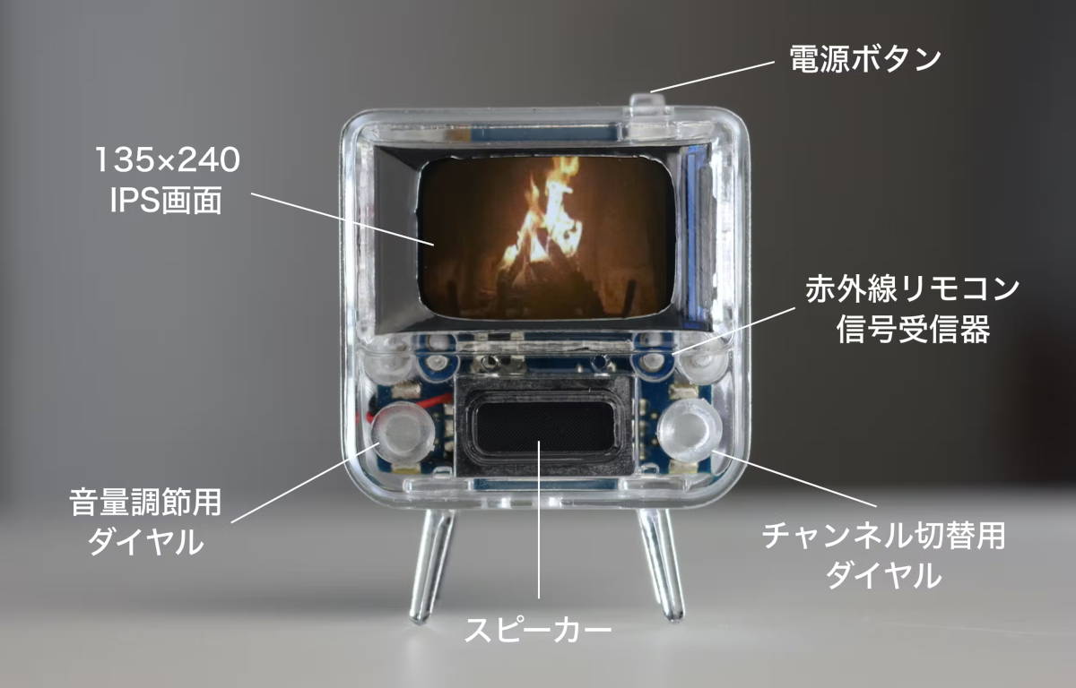 【ジャンク中古】TinyTV DIY Kit 超小型テレビ キット TinyTV DIY Kit | DIY Kits | TinyCircuits.com