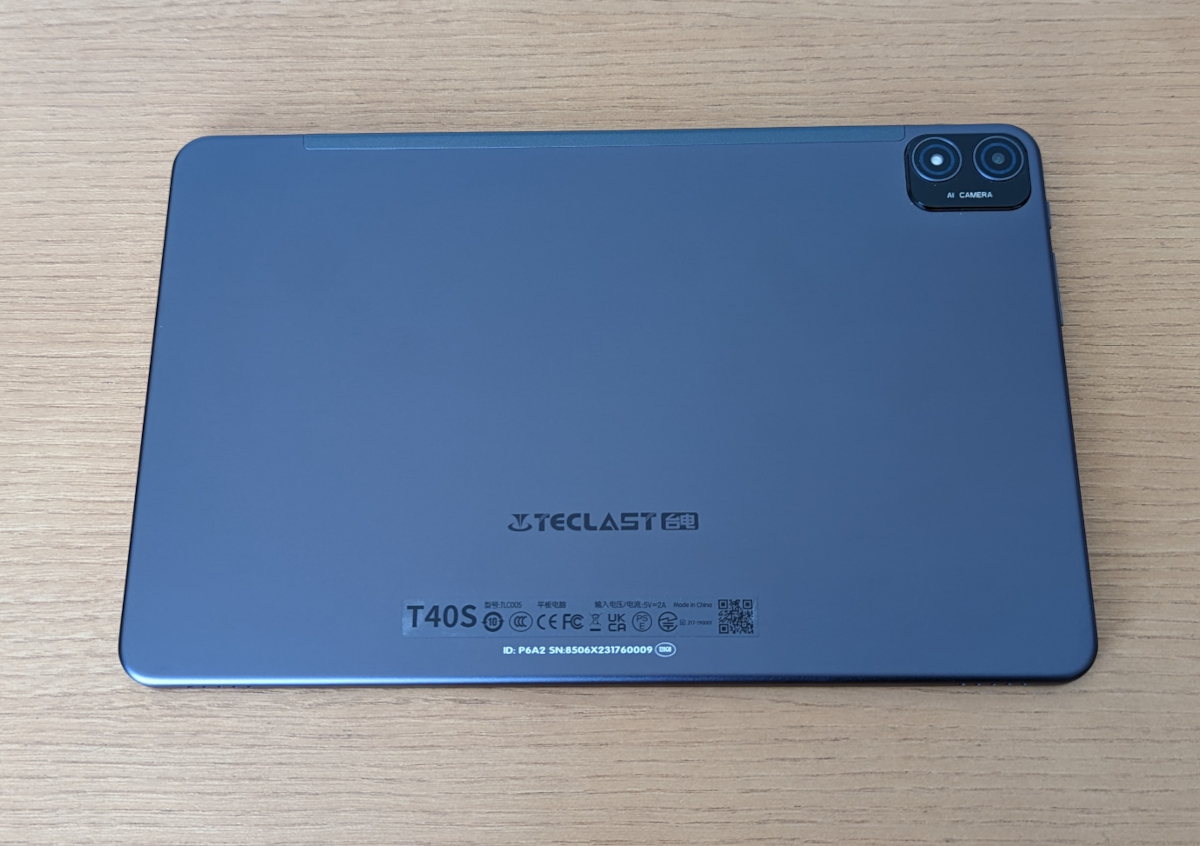 Teclast T40S レビュー － 質感の高い筐体に高音質なステレオ