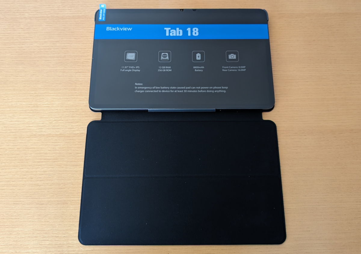 Blackview Tab 18 レビュー － 12インチと大きめサイズのタブレット
