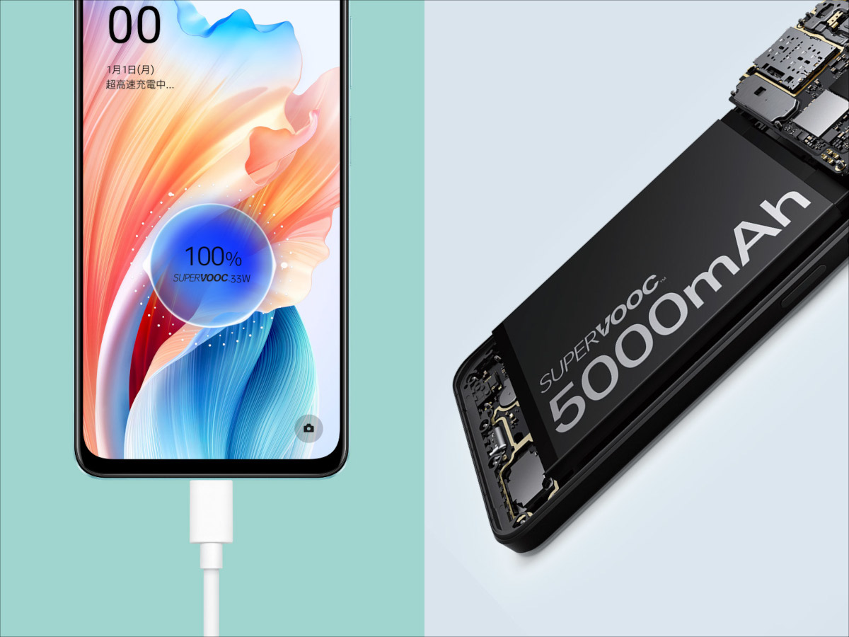 OPPO A79 5G － 2万円台で購入できる5Gエントリーモデル。Felicaにも