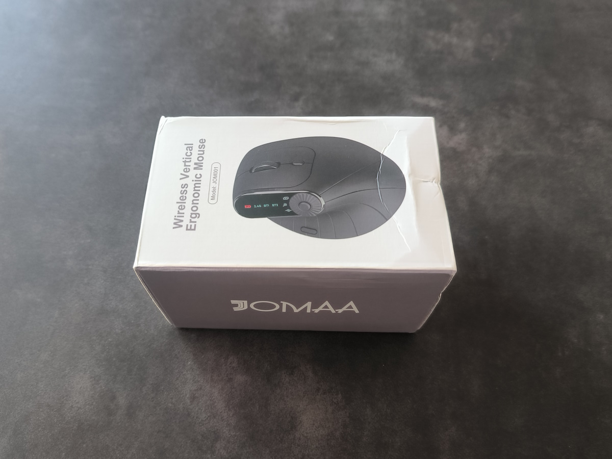 JOMAAワイヤレス縦型人間工学マウス レビュー ― 複数の機能を切り替え
