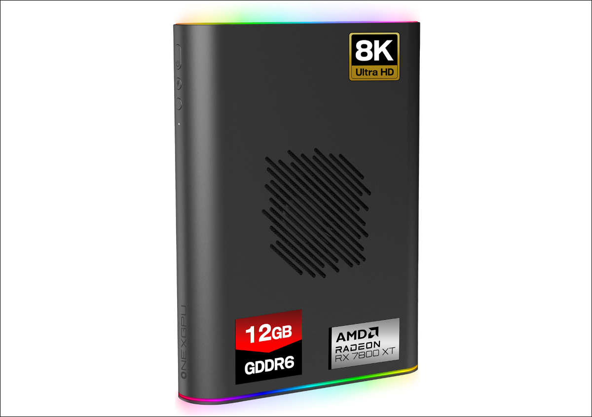 ONEXGPU2 － Radeon RX 7800Mを内蔵するeGPU、国内正規版が登場