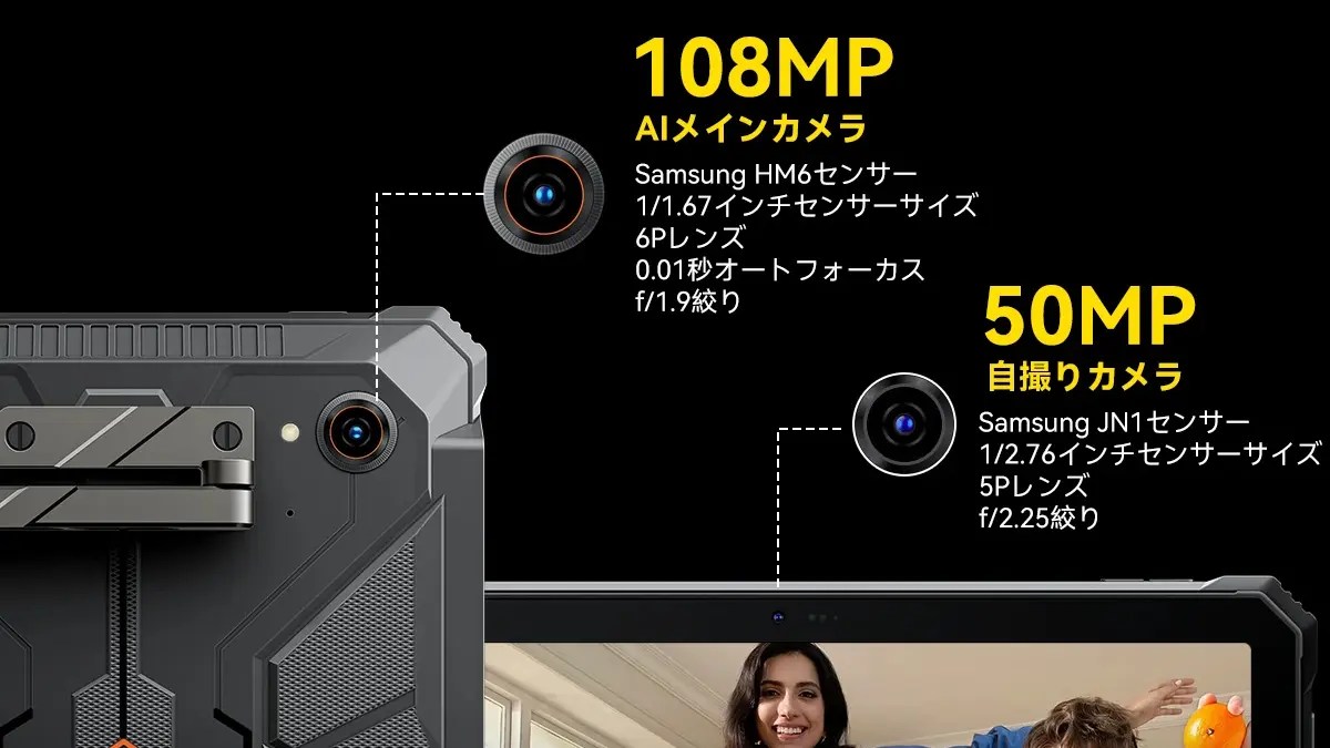 Blackview Active 12 Pro － なんとプロジェクター搭載！性能もゴツ