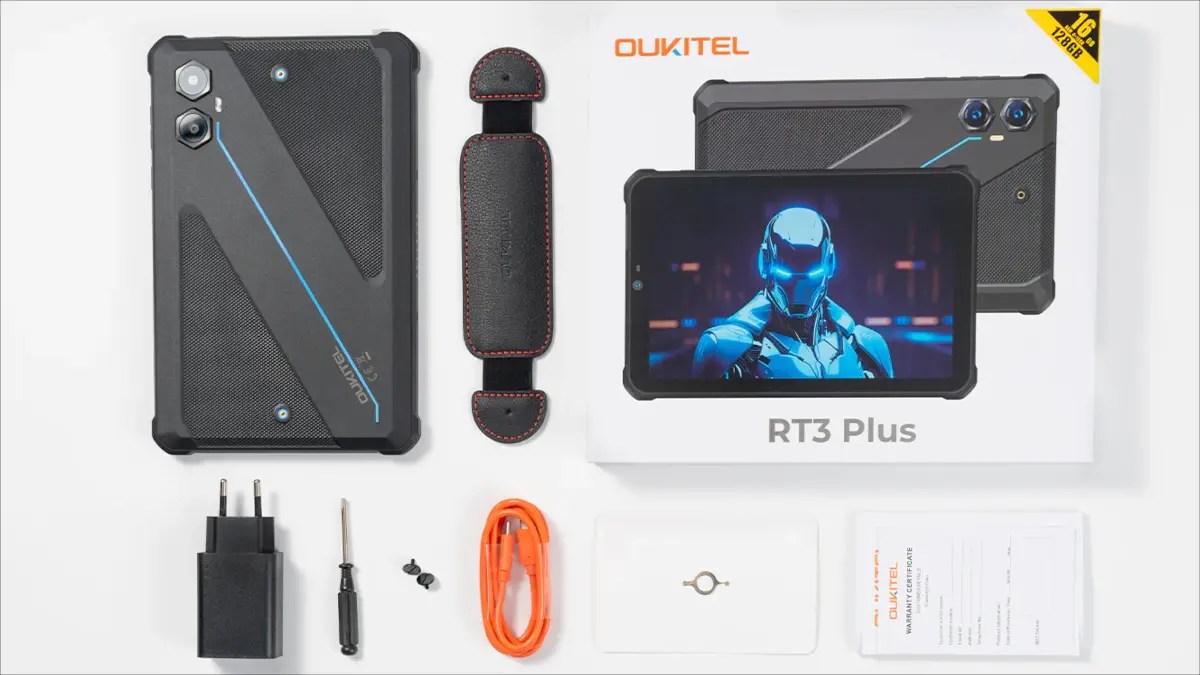OUKITEL RT3 Plus － 8インチ、Helio G81搭載のタフネスタブレット。大