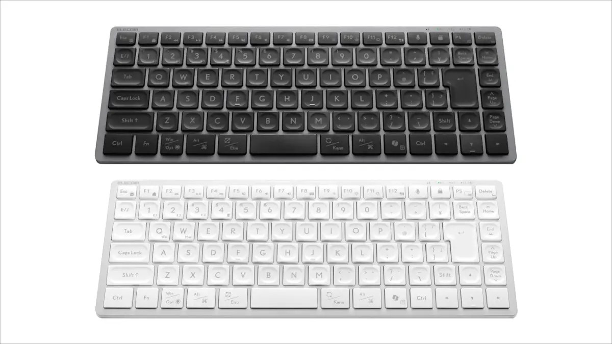 エレコム Precisionist キーボード ー 多機能な薄型ワイヤレス
