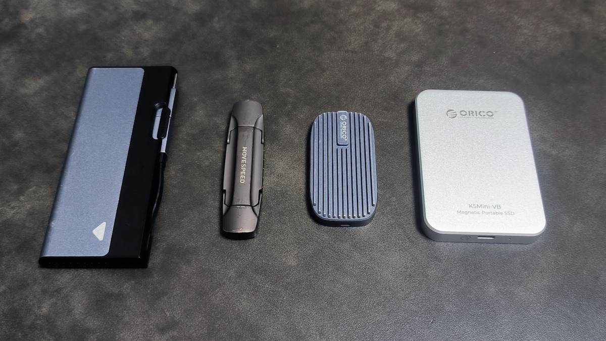 ポータブルSSD「ORICO K5MINI」レビュー ― スマホにマグネットで貼り