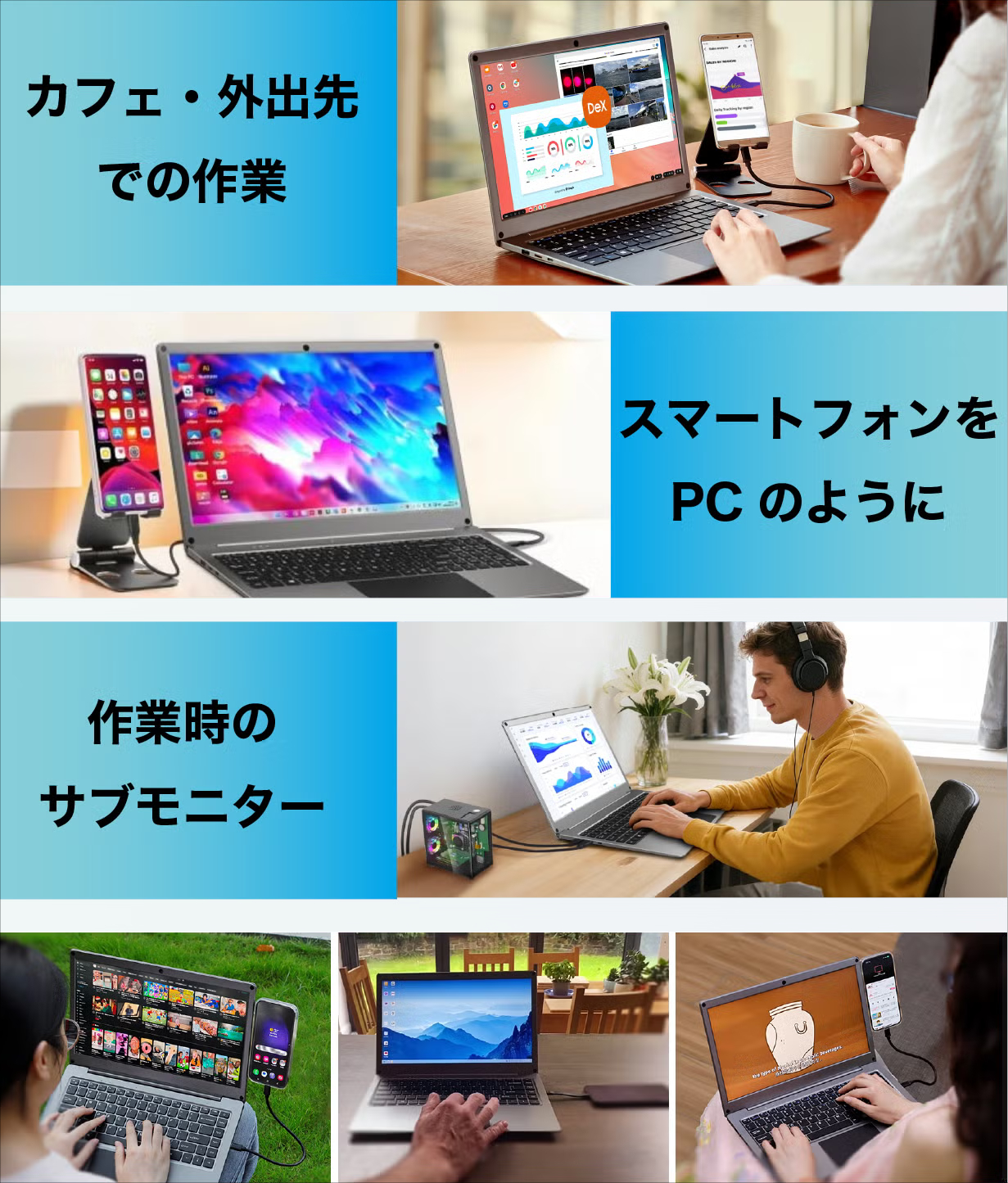 CrowView Note 15.6インチ － ノートPC風モバイルモニターに15.6インチ