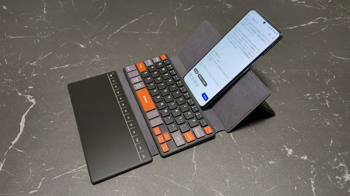 JOMAA 大型タッチパッド付きポータブルトラベルキーボード レビュー