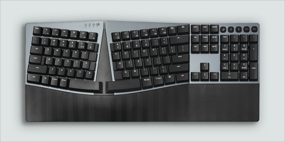 Perixx PERIBOARD-735 － エルゴノミクスデザインのメカニカル