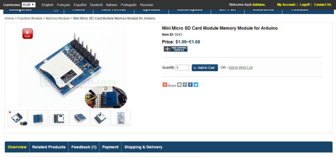 Micro Sd Card Module